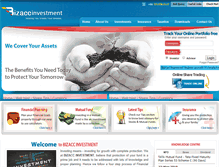 Tablet Screenshot of bizaccinvestment.com